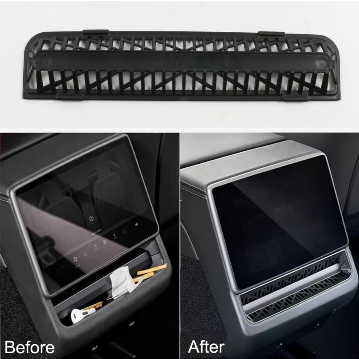 for Model 3 Highland 2024 2025 & Model Y Juniper 2025 2026 Rear Condition Air Vent Outlet Cover Air Flow Vent Grille Protection Compatible Accessories