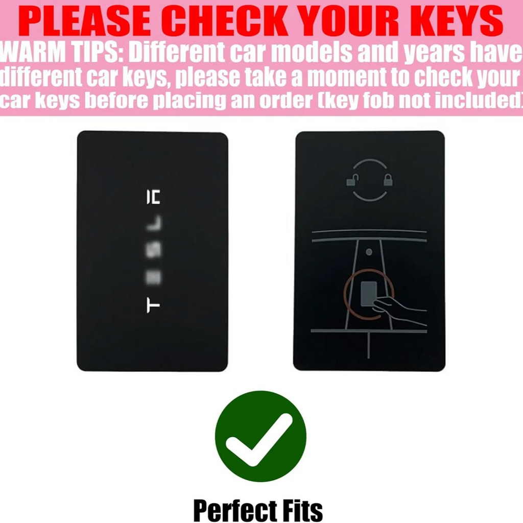 Key Fob Cover with Diamond Keychain Fit for Tesla Car Key Holder Case Compatible with Tesla Model 3 and Model Y Smart Remote Key Protector
