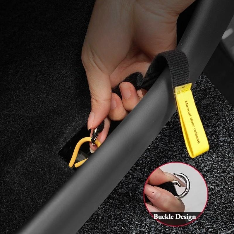 [ 2 Pcs Set ] for Tesla Model 3 & Model Y Rear Emergency Handle Door Mechanical Switch Emergency Pull Rope