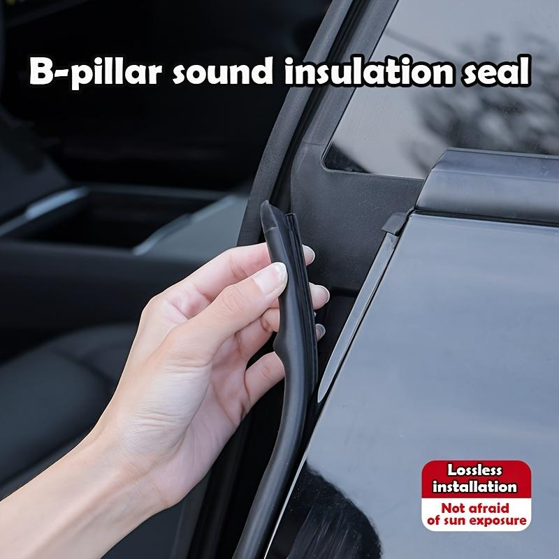 [ 31.50inch*2Pcs ] for Tesla Model 3/Y/X/S Car Door Edge Seal Strip Rubber Weatherstrip Waterproof Soundproof Auto Sealant Strip Vehicle Interior