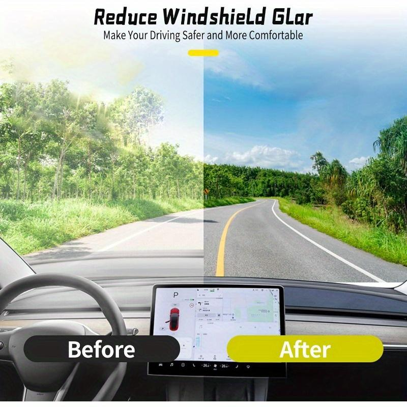 Tesla Model 3 Y Dashboard Cover Anti-Glare Suede Pad Sun Protection Mat for Model 3 2017-2023 & Model Y 2021-2024 Accessories