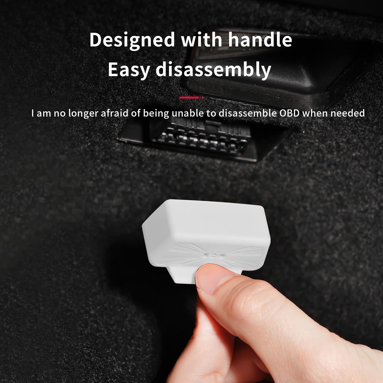 Tesla OBD Port Lid, for Model 3 / Model Y / Model X / Model S, Vehicle OBD Port Waterproof and Dustproof Silicone Protector Cover, Automotive Interior Socket Cover Accessories, Universal Fit