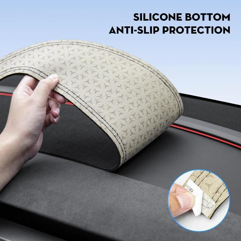 Tesla Model 3 Y Dashboard Cover Anti-Glare Suede Pad Sun Protection Mat for Model 3 2017-2023 & Model Y 2021-2024 Accessories