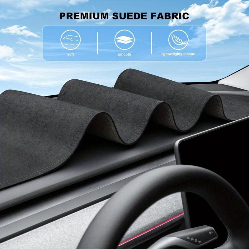 Tesla Model 3 Y Dashboard Cover Anti-Glare Suede Pad Sun Protection Mat for Model 3 2017-2023 & Model Y 2021-2024 Accessories
