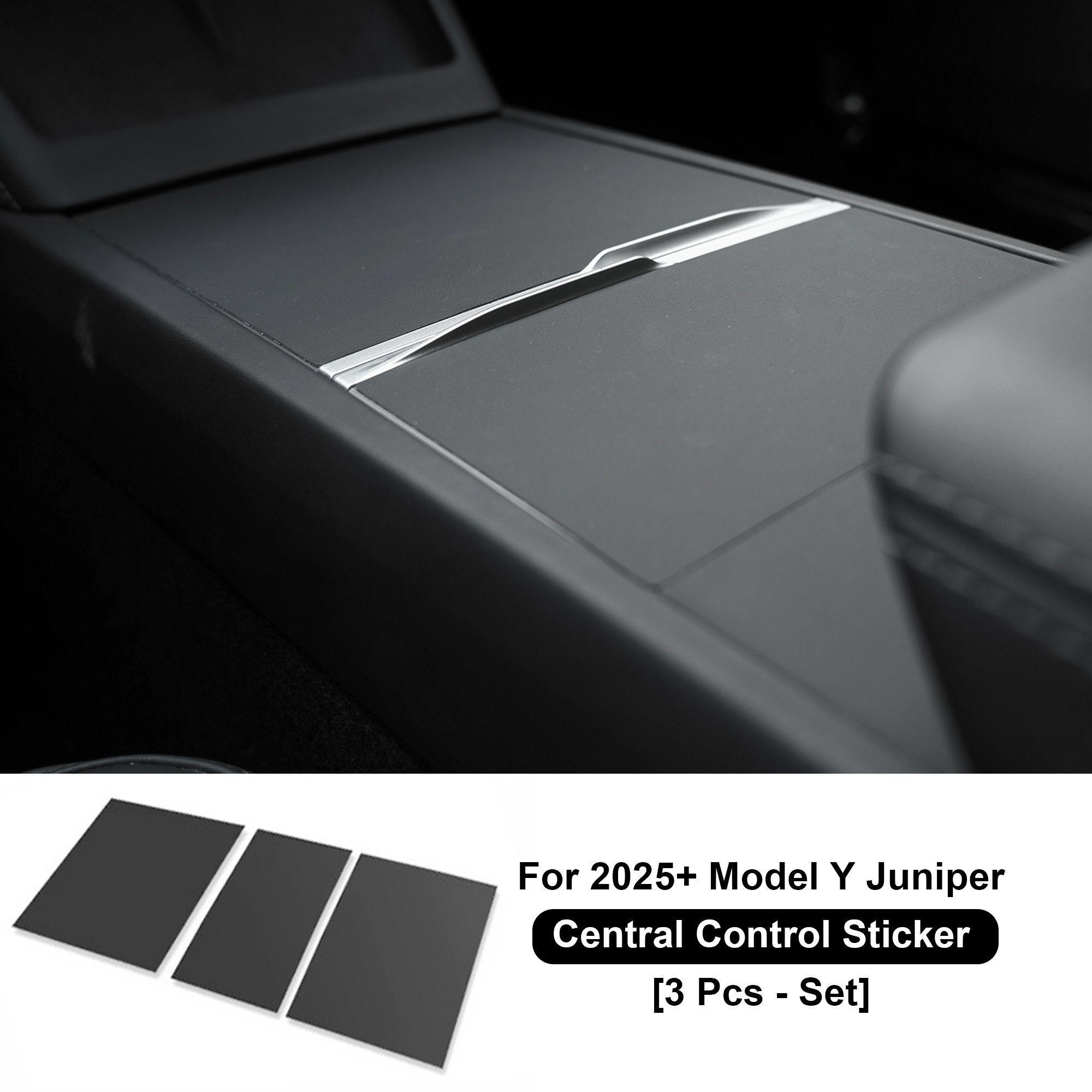 [ Glue-Free Instalation ]For Tesla Model 3 Highland 2024 2025 & Model Y Juniper 2025 Accessories Center Control Panel Silicone Protective Pad, Non-Slip and Wear-Resistant, Protects the Center Control Panel and Increases Aesthetics